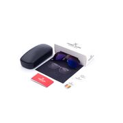 Ochelari de soare albastri, pentru barbati, Daniel Klein Premium, DK3057-4