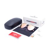 Ochelari de soare portocalii, pentru dama, Daniel Klein Trendy, DK4174-1