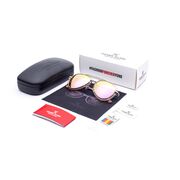 Ochelari de soare roz, pentru dama, Daniel Klein Trendy, DK4195-3