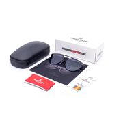 Ochelari de soare antracit, pentru dama, Daniel Klein Trendy, DK4197-1