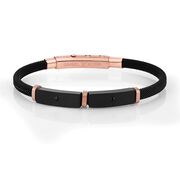 Bratara neagra, Daniel Klein, pentru barbati, din otel inoxidabil, DKB.4.2056.03