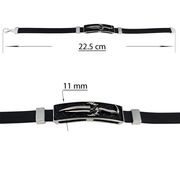 Bratara argint barbati silicon cu placuta stilizata