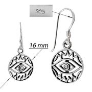 Cercei argint wide eyes