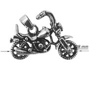 Pandantiv argint vintage handmade Bike