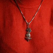 Pandantiv argint vintage handmade Indra