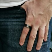 Inel AAB, pentru barbati, din otel inoxidabil, RSS1003-58-23