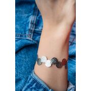 Bratara argintie, Freelook, pentru dama, din otel inoxidabil, FRJ.3.3007-1