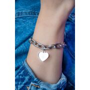 Bratara argintie, Freelook, pentru dama, din otel inoxidabil, FRJ.3.3010-1