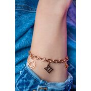 Bratara auriu rose, Freelook, pentru dama, din otel inoxidabil, FRJ.3.3012-4