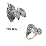 Inel argint piatra lunii marimea 54