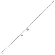 Bratara argint cu doua talismane