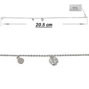 Bratara argint cu doua talismane