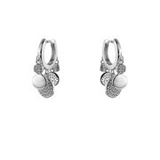 Cercei argint fashion circles