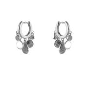 Cercei argint fashion circles