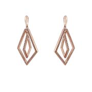 Cercei argint lungi rose-gold Ivonne