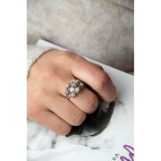 Inel argint elegant Bouquet marimea 54