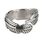 Inel argint pana vintage reglabil