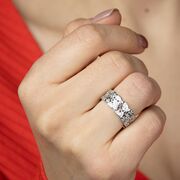 Inel argint tip verigheta marimea 52