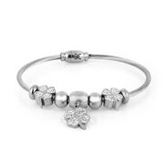Bratara argintie, Daniel Klein, pentru dama, din otel inoxidabil, DKJ.3.2087-1