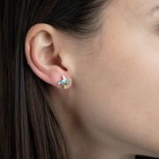 Cercei argint copii morisca cu email multicolor