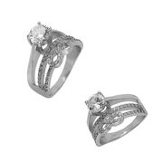 Inel argint logodna dublu infinit Aine marimea 57