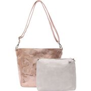 Poseta auriu rose din piele ecologica Diana