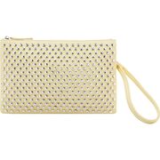 Poseta galbena din piele ecologica Diana