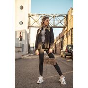 Poseta maro din piele ecologica Diana