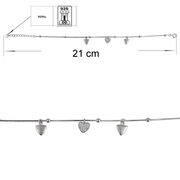 Bratara argint inima Hayat