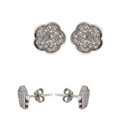 Cercei argint floare Cicek