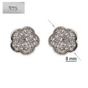 Cercei argint floare Cicek