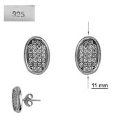 Cercei argint eleganti Silindi