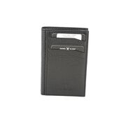 Port card negru Daniel Klein, pentru barbati, din piele naturala, DKW3009-01