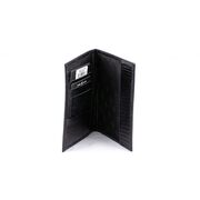 Port card negru Daniel Klein, pentru barbati, din piele naturala, DKW3048-01