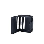 Portofel negru, de dama, din piele ecologica, DKW6004-01