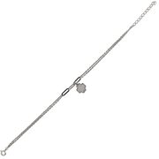 Bratara argint  dubla trifoi Harlow