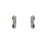 Cercei argint simpli cu zirconiu Lorelei