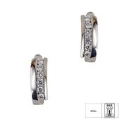 Cercei argint simpli cu zirconiu Lorelei