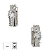 Cercei argint eleganti Moira cu zirconiu