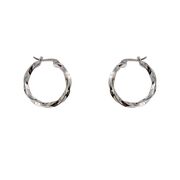 Cercei argint rotunzi model rasucit Charmaine