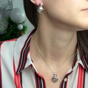 Set argint crystal champagne Zya