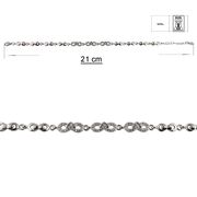 Bratara argint infinit cu zirconii Infinity