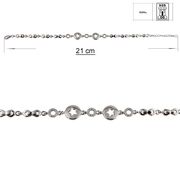 Bratara argint stele si cercuri Kamila