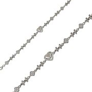 Bratara argint inimioara Kaylee