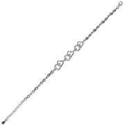 Bratara argint inimioare Kiara