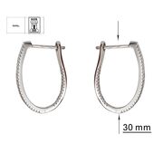 Cercei argint rotunzi Callie