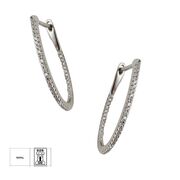 Cercei argint rotunzi Callie