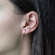 Cercei argint asimetrici Elsie