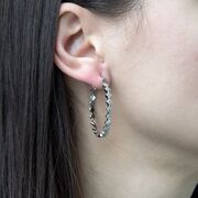 Cercei argint rotunzi deosebiti Leila