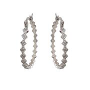 Cercei argint rotunzi deosebiti Leila